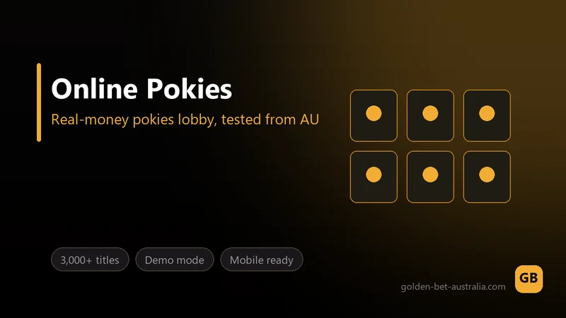 GoldenBet pokies lobby on desktop showing Gates of Olympus, Sweet Bonanza and Big Bass Splash tiles with provider filters